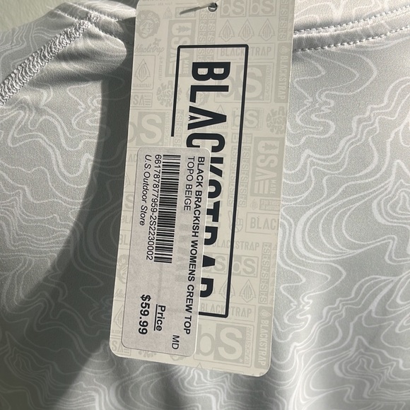 BLACKSTRAP BRACKISH WOMENS CREW TOP MADE IN THE USA 🇺🇸 - Picture 3 of 3